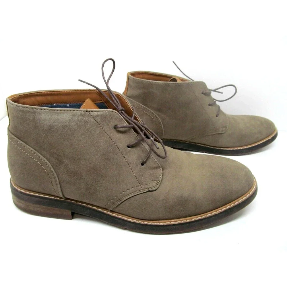 Rye By Hawker Rye Mens Olive Suede Chukka Boots Size US 10.5